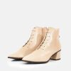 Brenda Zaro Premium Beige Laced Ankle Boots Online