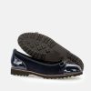 Gabor Gabor Stylish Navy Patent/Suede Ballerinas Hot