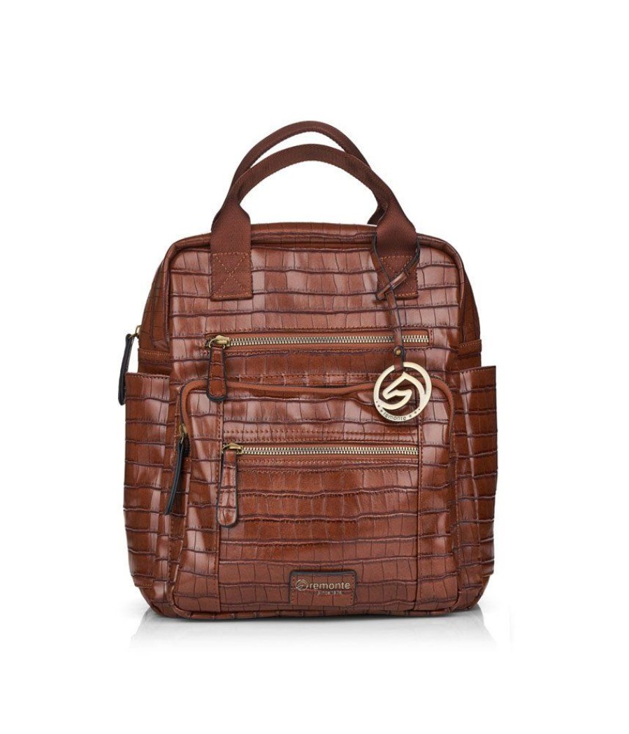 Remonte Stylish Remonte Backpack Bag Mahogany Clearance