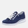 Semler Semler Sporty Suede Navy Trainers Wholesale