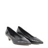 Belle & Lucy Classic Black Patent Kitten Heels New