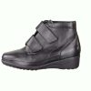 Waldlaufer Waldlaufer Extra Wide Black Leather Ankle Boots New