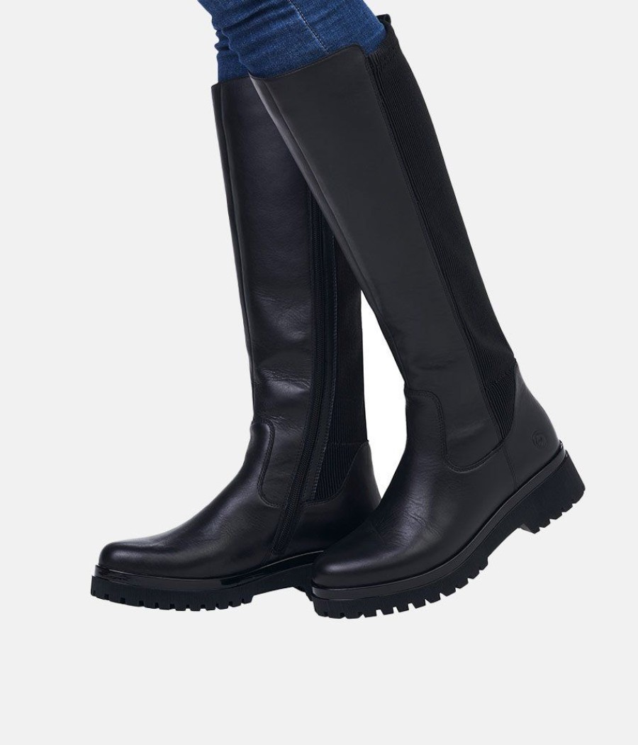 Remonte Remonte Stylish Black Long Boots Online