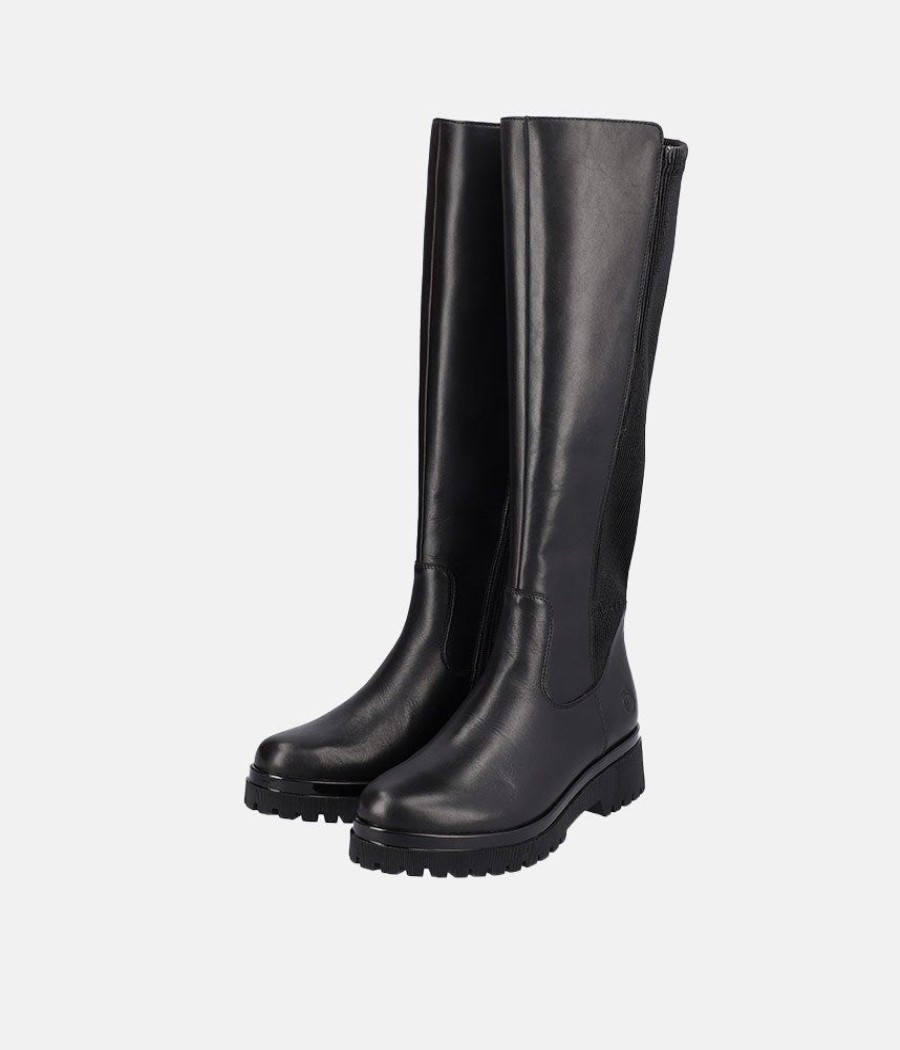 Remonte Remonte Stylish Black Long Boots Online