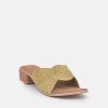 Bottega Bottega Gold Crystal Embellished Slip On Sandal Hot