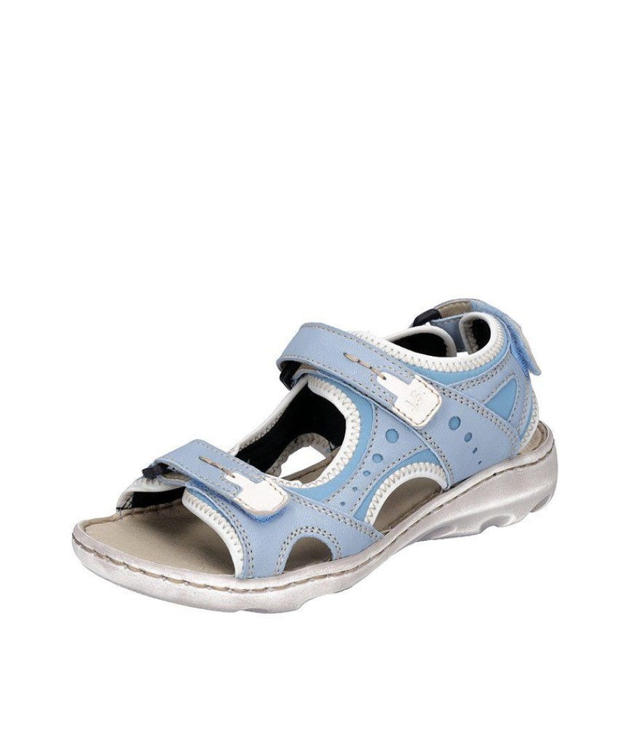 Josef Seibel Josef Seibel Blue Leather Walking Sandal Hot