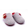 Berevere Pretty Red/Grey Loveheart Slippers Wholesale