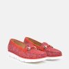 Vittoria Mengoni Vittoria Mengoni Gorgeous Red Circle Loafers New