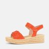 Gabor Gabor Pretty Orange Wedge Sandals Online