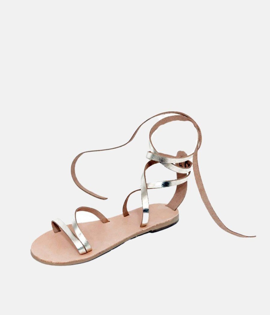 Glaritis Glaritis Gorgeous Britomartis Strappy Gold Sandals Wholesale