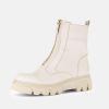 Gabor Gabor Funky Cream Front Zip Ankle Boots Online