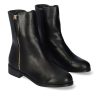 Andres Machado Andres Machado Black Faux Leather Ankle Boots Best