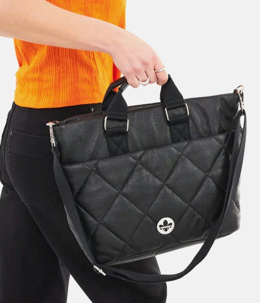 Rieker Rieker Fab Black Quilted Shoulder Bag Best