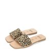 Ria Ria Chic Cheetah Print Slides New