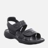 Josef Seibel Josef Seibel Versatile Black Leather Walking Sandal Clearance