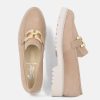 Semler Semler Premium Beige Leather Loafers Hot