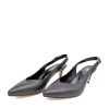 Belle & Lucy Stylish Black Slingback Heels Online