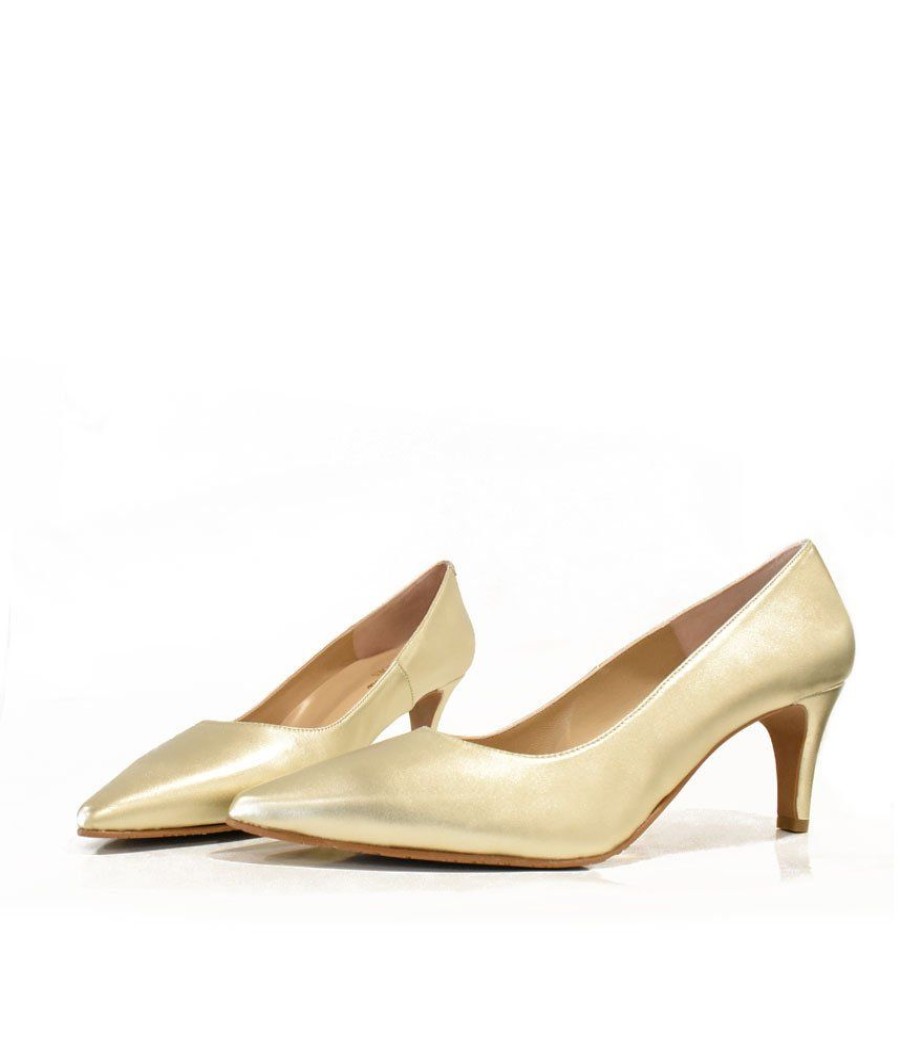 Cinderella Shoes Cinderella Shoes Fabulous Metallic Gold Heels Wholesale