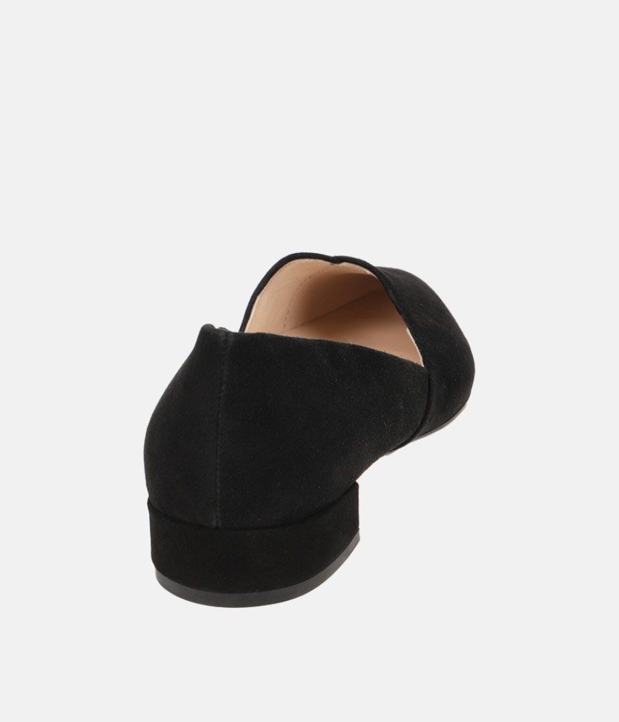 Hogl Hogl Premium Black Suede Slip On Shoes Wholesale