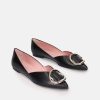 Pretty Ballerina Pretty Ballerina Chic Black Pointy Toe Clearance