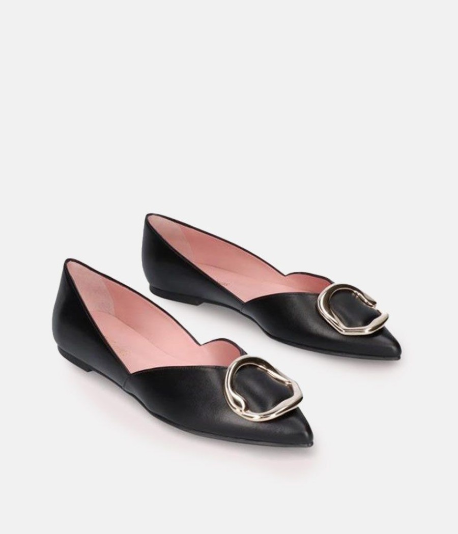 Pretty Ballerina Pretty Ballerina Chic Black Pointy Toe Clearance