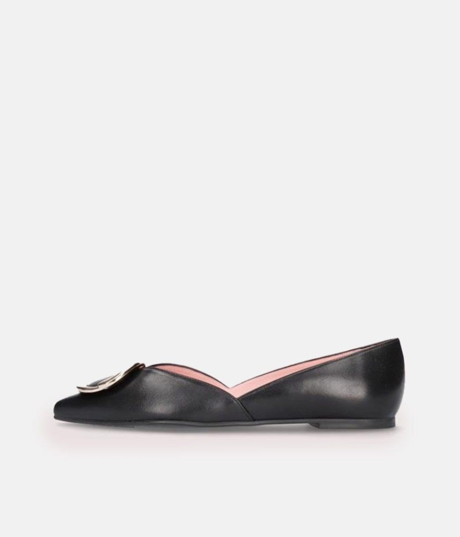 Pretty Ballerina Pretty Ballerina Chic Black Pointy Toe Clearance