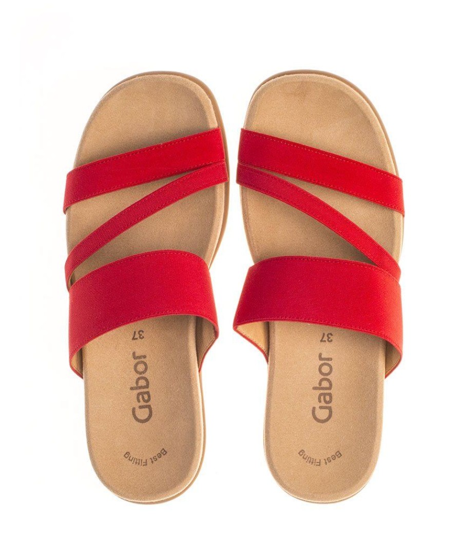 Gabor Gabor Stylish Red Sporty Strappy Sandal Online