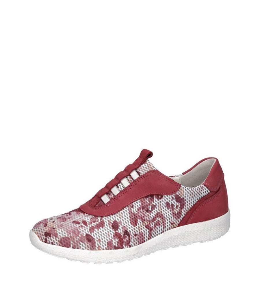 Waldlaufer Waldlaufer Pretty Cherry Floral Slip On Shoes Hot