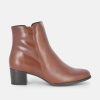 PieSanto Piesanto Classic Brown Block Heel Ankle Boots Best