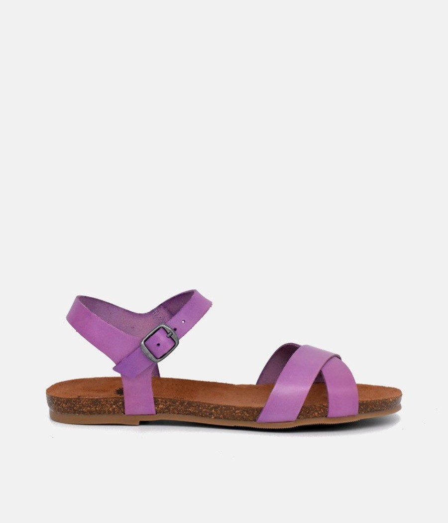 Mustang Mustang Pretty Lavender Leather Sandals Best