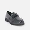 Sioux Sioux Luxe Black Patent Link Loafer Clearance