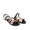 Glaritis Glaritis Stylish Evia Rosegold/Brown Sandals Wholesale