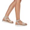 Remonte Remonte Versatile Beige Ankle Strap Sandals Hot