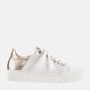 Hogl Hogl Super Stylish White/Gold Trainers Clearance