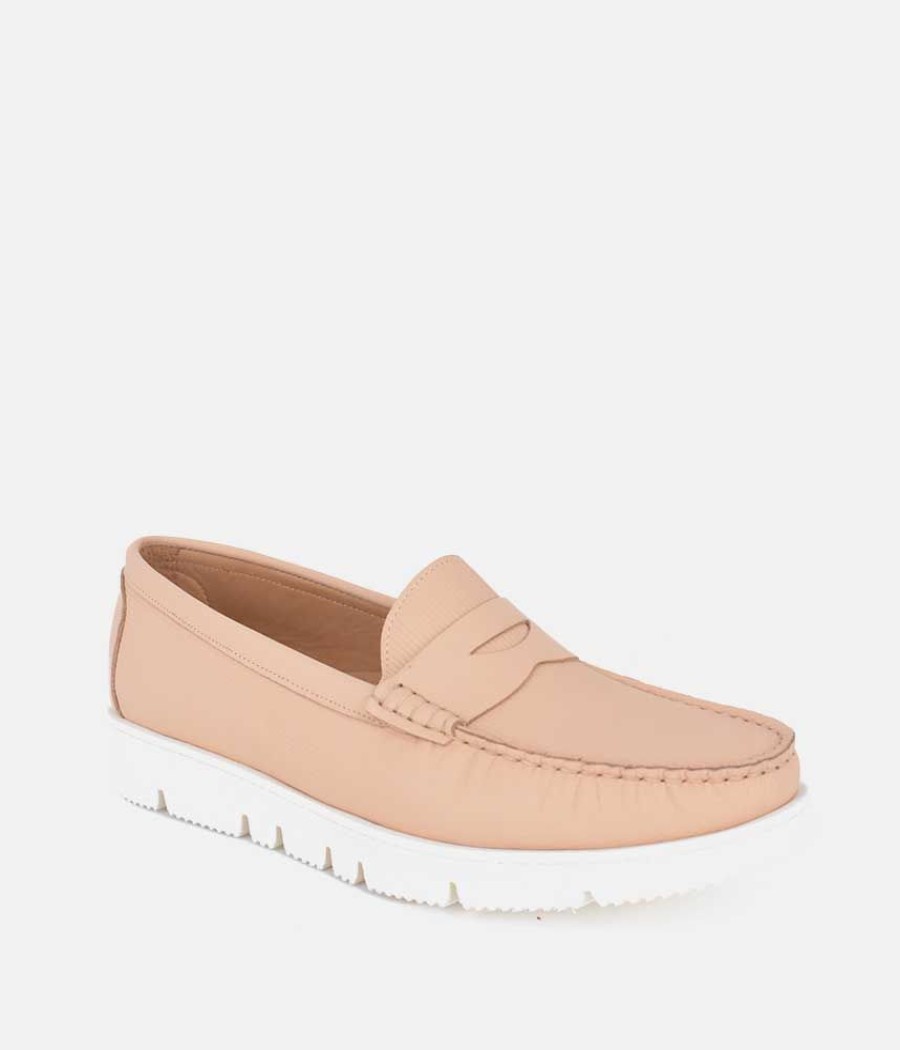 Vittoria Mengoni Vittoria Mengoni Premium Beige Loafers Hot