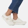 Remonte Reliable & Stunning Remonte White/Rose Gold Sneakers Wholesale