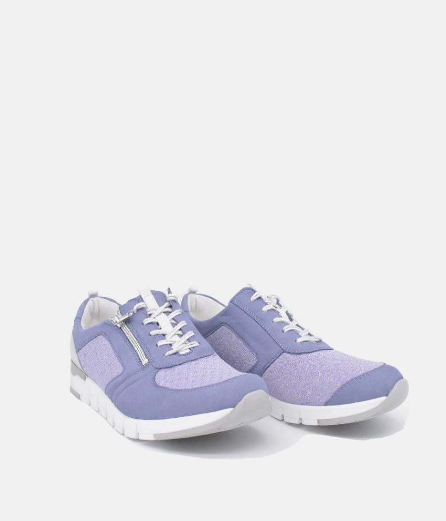 Waldlaufer Waldlaufer Pretty Wide Fit Lavender Sneakers Clearance