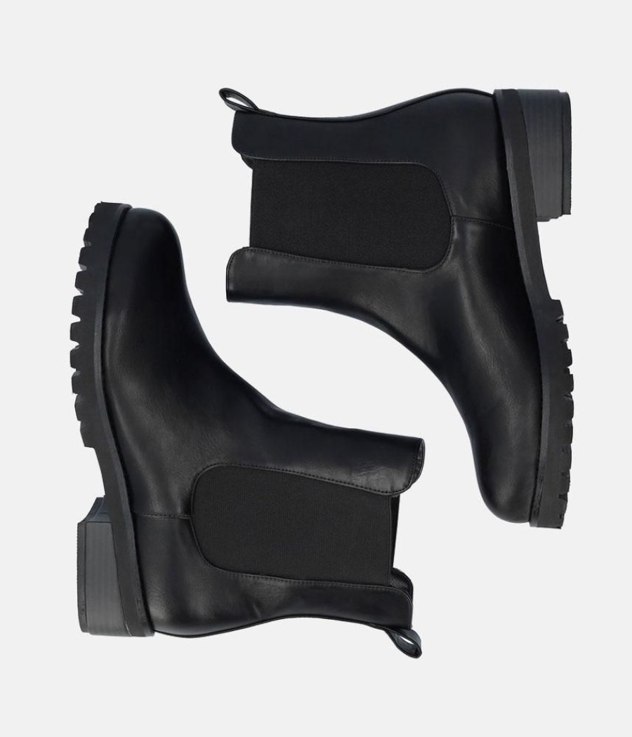 Andres Machado Versatile Black Chelsea Style Ankle Boots Clearance