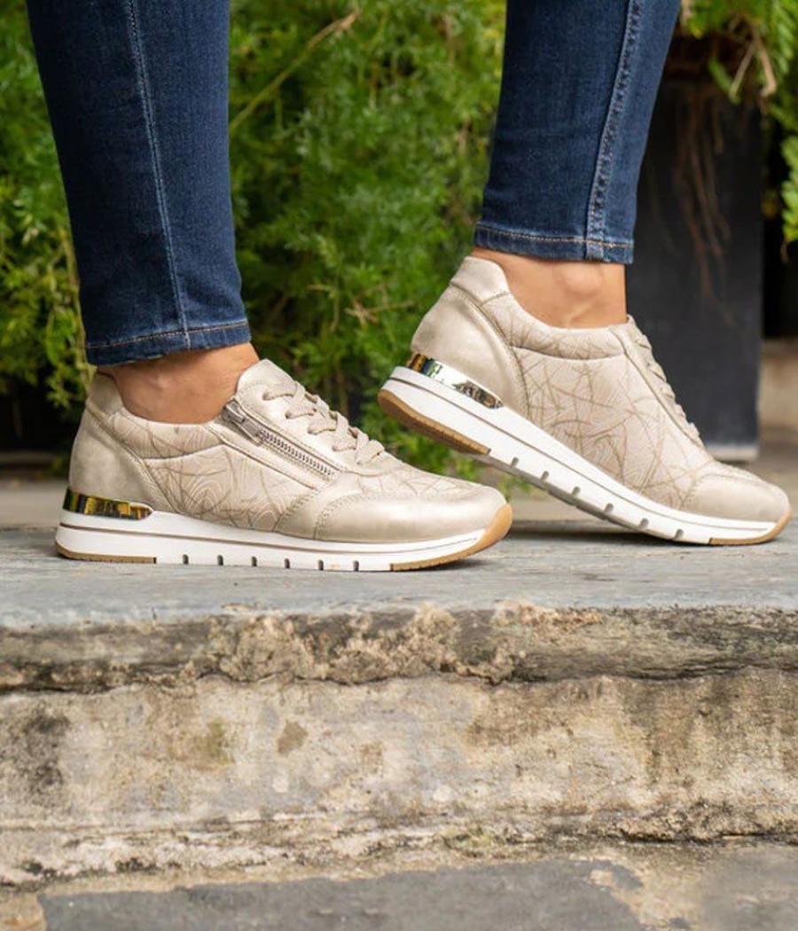 Remonte Remonte Sporty Beige Combi Sneakers Online