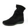 Semler Semler Premium Black Suede Slouch Boots Online