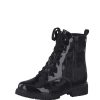 Jana Jana Gorgeous Black Patent Ankle Boots Best