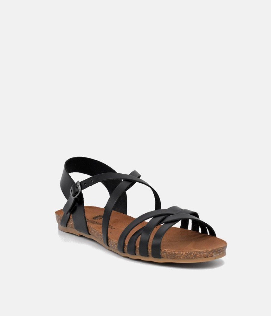 Mustang Mustang Fashionable Strappy Black Sandals Online