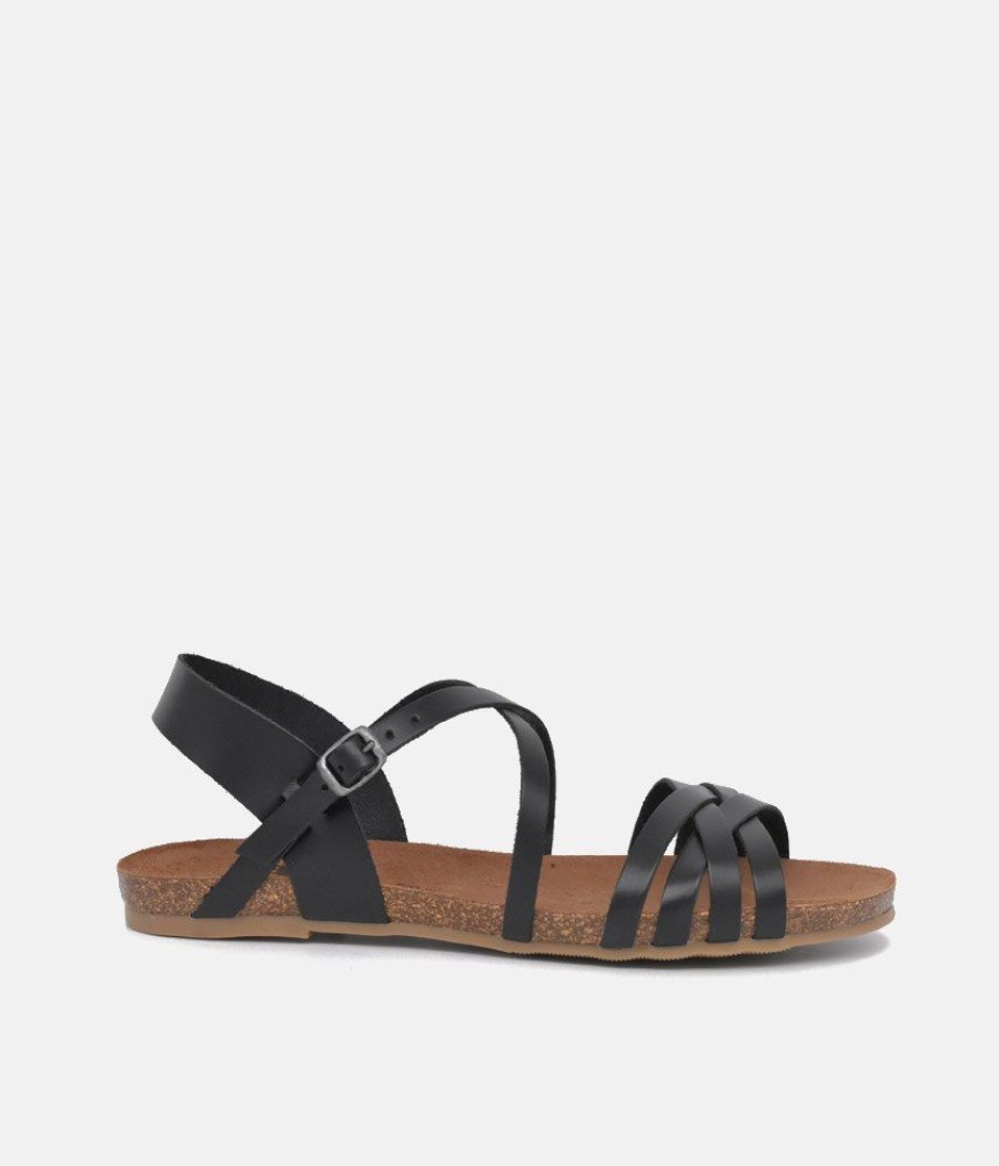 Mustang Mustang Fashionable Strappy Black Sandals Online