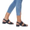 Remonte Remonte Classic Chic Black Sandals Online