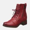 Mustang Mustang Classic Red Lace Up Ankle Boots Wholesale