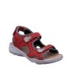 Josef Seibel Josef Seibel Red Leather Walking Sandal Online