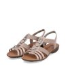 Remonte Remonte Stylish Strappy Rosegold/Silver Sandals Online