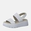 Tamaris Tamaris Comfort Fit Off-White Wedge Sandals New