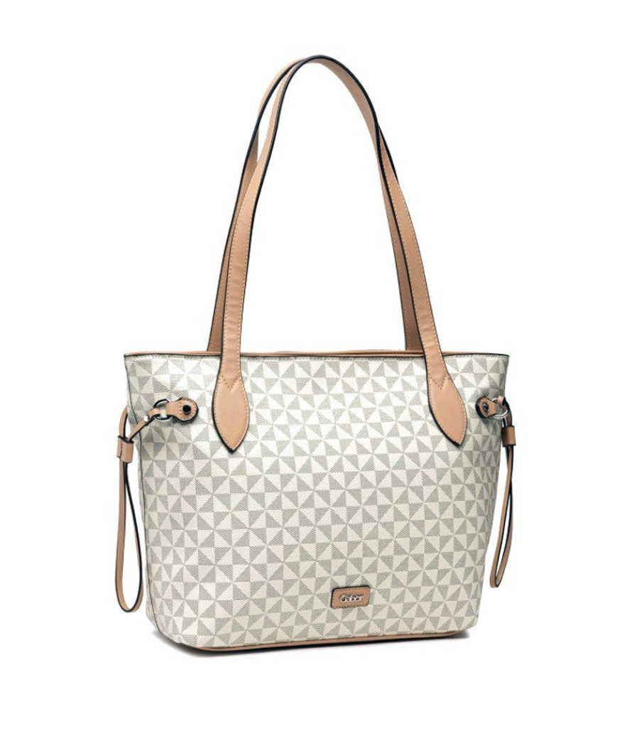 Gabor Gabor Barina Fashionable Mixed White Shopper Bag Online