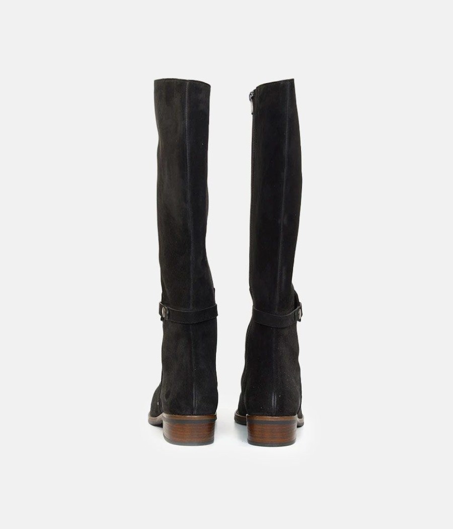 TallGalls Tall Galls Beautiful Black Suede Long Boots Best